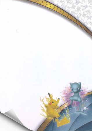 Pikachu Mew Notepad Pokemon Pokemon Memorabilia Pikachu Mew Notepad Pokemon Pokemon Memorabilia