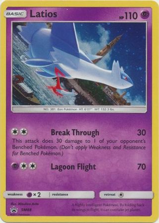 Latios SM88 Holo Promo Pokemon Sun Moon Promos Latios SM88 Holo Promo Pokemon Sun Moon Promos