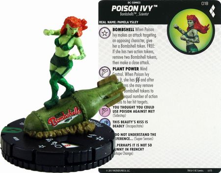 #018 Poison Ivy Harley Quinn and the Gotham Girls Heroclix 