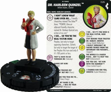 Heroclix Harley Quinn Gotham Girls # 026 Dr Harleen Quinzel 