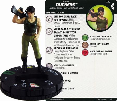 RENEE MONTOYA 028 Harley Quinn Gotham Girls Heroclix #28 Uncommon 