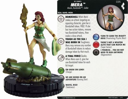 Mera 035 Harley Quinn and the Gotham Girls DC Heroclix DC Harley Quinn and the Gotham Girls Singles Mera 035 Harley Quinn and the Gotham Girls DC Heroclix DC Harley Quinn and the Gotham Girls Singles