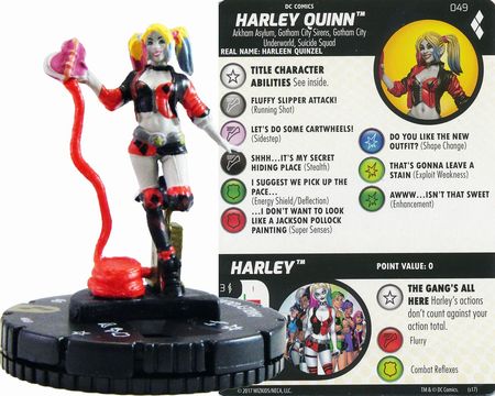 047 QUEEN BEE RARE FIGURE  Harley Quinn Gotham Girls Heroclix #47 