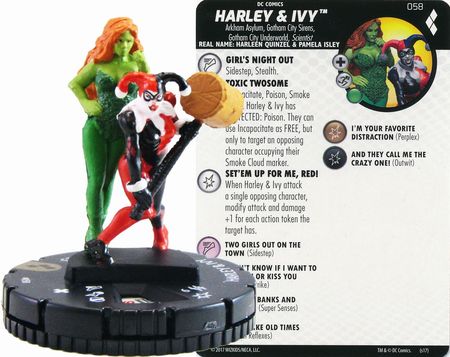 DC Heroclix Harley Quinn and the Gotham Girls set Renee Montoya #028 Uncommon