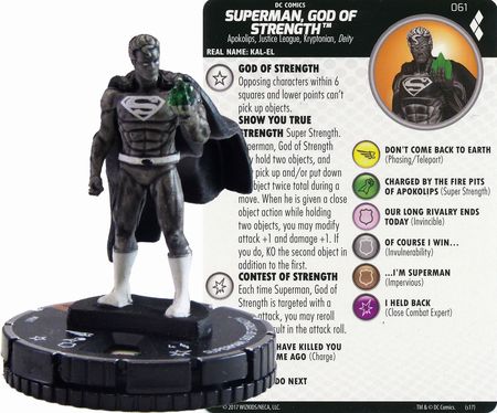 Superman God of Strength 061 Chase Harley Quinn and the Gotham Girls DC Heroclix Superman God of Strength 061 Chase Harley Quinn and the Gotham Girls DC Heroclix