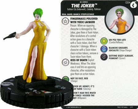 Heroclix #002 Joker Harley Quinn and the Gotham Girls 