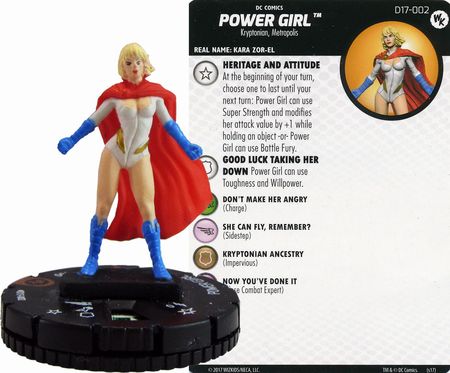 Power Girl D17 002 WizKids Promo DC Heroclix Heroclix WizKids Promos Power Girl D17 002 WizKids Promo DC Heroclix Heroclix WizKids Promos