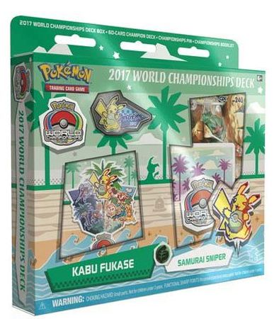 2017 World Championships Samurai Sniper Kabu Fukase Deck Pokemon Pokemon Sealed Product 2017 World Championships Samurai Sniper Kabu Fukase Deck Pokemon Pokemon Sealed Product