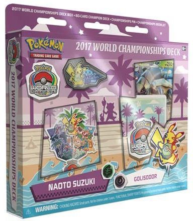 2017 World Championships Golisodor Naoto Suzuki Deck Pokemon Pokemon Sealed Product 2017 World Championships Golisodor Naoto Suzuki Deck Pokemon Pokemon Sealed Product