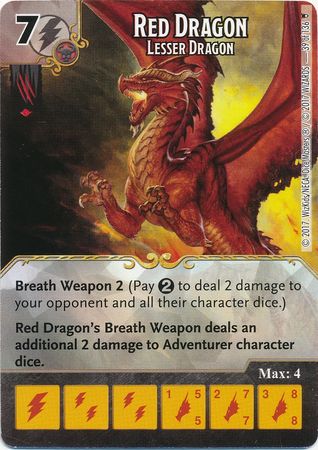 Red Dragon Lesser Dragon 39 136 Common D D Dice Masters Tomb of Annihilation Singles Red Dragon Lesser Dragon 39 136 Common D D Dice Masters Tomb of Annihilation Singles