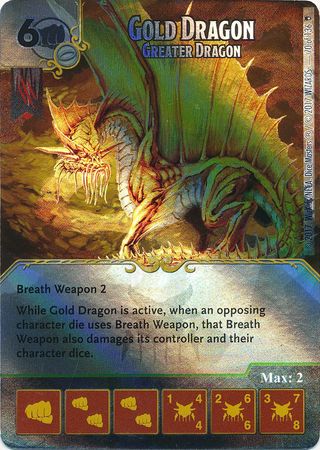 Gold Dragon: Greater Dragon (Foil) - All Long Tail | TrollAndToad