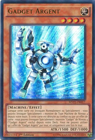 Gadget Argent MVP1 FR017 Ultra Rare 1st Edition French Yugioh Cards Gadget Argent MVP1 FR017 Ultra Rare 1st Edition French Yugioh Cards