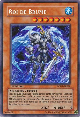 Roi de Brume LODT FR098 Secret Rare 1st Edition French Yugioh Cards Roi de Brume LODT FR098 Secret Rare 1st Edition French Yugioh Cards