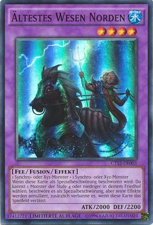 Altestes Wesen Norden CT12 DE003 Super Rare Limited Edition German Yugioh Cards Altestes Wesen Norden CT12 DE003 Super Rare Limited Edition German Yugioh Cards