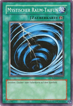Mystischer Raum Taifun RP01 DE057 Common German Yugioh Cards Mystischer Raum Taifun RP01 DE057 Common German Yugioh Cards