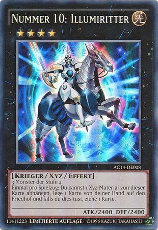 Nummer 10 Illumiritter AC14 DE008 Ultra Rare Limited Edition Nummer 10 Illumiritter AC14 DE008 Ultra Rare Limited Edition