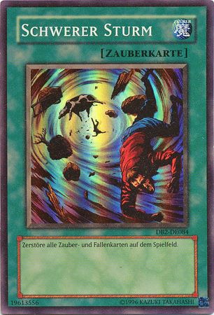 Schwerer Sturm DB2 DE084 Super Rare German Yugioh Cards Schwerer Sturm DB2 DE084 Super Rare German Yugioh Cards