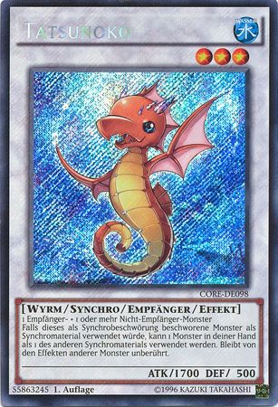 Tatsunoko CORE DE098 Secret Rare 1st Edition German Yugioh Cards Tatsunoko CORE DE098 Secret Rare 1st Edition German Yugioh Cards