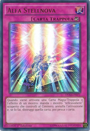 Alfa Stellnova DUEA IT071 Ultra Rare 1st Edition Italian Yugioh Cards Alfa Stellnova DUEA IT071 Ultra Rare 1st Edition Italian Yugioh Cards