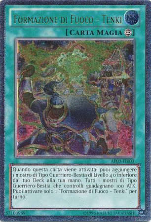 Ultimate Rare Formazione di Fuoco Tenki AP03 IT003 Ultimate Rare Formazione di Fuoco Tenki AP03 IT003