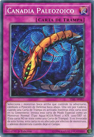 Canadia Paleozoico TDIL SP097 Common 1st Edition Spanish Yugioh Cards Canadia Paleozoico TDIL SP097 Common 1st Edition Spanish Yugioh Cards