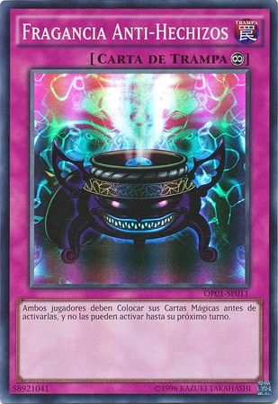 Fragancia Anti Hechizos OP01 SP011 Super Rare Spanish Yugioh Cards Fragancia Anti Hechizos OP01 SP011 Super Rare Spanish Yugioh Cards