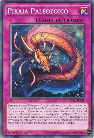 Pikaia Paleozoico TDIL SP098 Common 1st Edition Spanish Yugioh Cards Pikaia Paleozoico TDIL SP098 Common 1st Edition Spanish Yugioh Cards