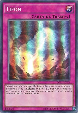 Tifon OP01 SP013 Super Rare Spanish Yugioh Cards Tifon OP01 SP013 Super Rare Spanish Yugioh Cards