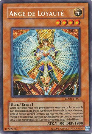 Ange De Loyaute LODT FR001 Secret Rare Unlimited French Yugioh Cards Ange De Loyaute LODT FR001 Secret Rare Unlimited French Yugioh Cards