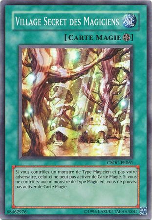 Village Secret des Magiciens CSOC FR061 Super Rare Unlimited French Yugioh Cards Village Secret des Magiciens CSOC FR061 Super Rare Unlimited French Yugioh Cards