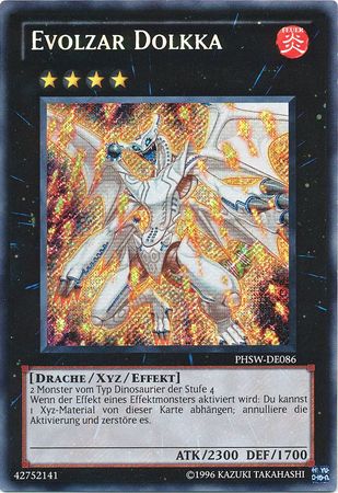 Evolzar Dolkka PHSW DE086 Secret Rare Unlimited German Yugioh Cards Evolzar Dolkka PHSW DE086 Secret Rare Unlimited German Yugioh Cards