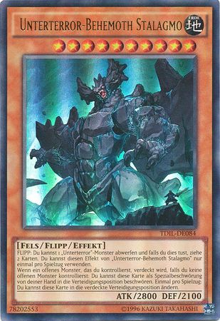 Unterterror Behemoth Stalagmo TDIL DE084 Ultra Rare Unlimited German Yugioh Cards Unterterror Behemoth Stalagmo TDIL DE084 Ultra Rare Unlimited German Yugioh Cards