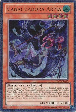 Ultimate Rare Canalizadora Arpia LTGY SP035 Unlimited Spanish Yugioh Cards Ultimate Rare Canalizadora Arpia LTGY SP035 Unlimited Spanish Yugioh Cards