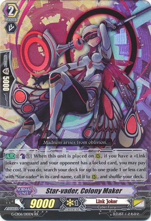 Star vader Colony Maker G CB06 010EN Double Rare RR Star vader Colony Maker G CB06 010EN Double Rare RR