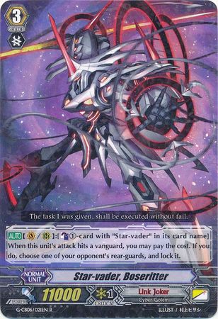 Star vader Boseritter G CB06 021EN Rare R G Clan Booster 6 Rondeau of Chaos and Salvation Singles Star vader Boseritter G CB06 021EN Rare R G Clan Booster 6 Rondeau of Chaos and Salvation Singles