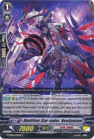 Abolition Star vader Neodymium G CB06 035EN Common C Abolition Star vader Neodymium G CB06 035EN Common C