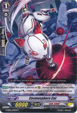 Cosmosphere Cat G CB06 036EN Common C G Clan Booster 6 Rondeau of Chaos and Salvation Singles Cosmosphere Cat G CB06 036EN Common C G Clan Booster 6 Rondeau of Chaos and Salvation Singles