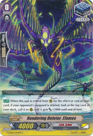 Rendering Deletor Efames G CB06 045EN Common C G Clan Booster 6 Rondeau of Chaos and Salvation Singles Rendering Deletor Efames G CB06 045EN Common C G Clan Booster 6 Rondeau of Chaos and Salvation Singles