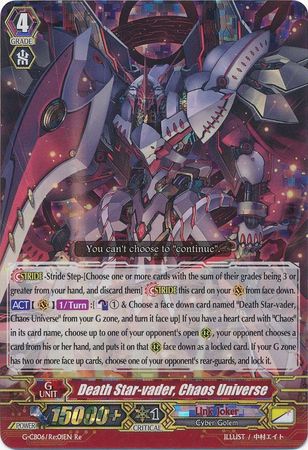 Death Star vader Chaos Universe G CB06 Re 01EN Triple Rare RRR G Clan Booster 6 Rondeau of Chaos and Salvation Singles Death Star vader Chaos Universe G CB06 Re 01EN Triple Rare RRR G Clan Booster 6 Rondeau of Chaos and Salvation Singles
