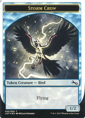 Storm Crow Token Foil 005 UST Unstable Singles Storm Crow Token Foil 005 UST Unstable Singles