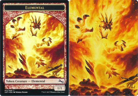 Elemental Token Foil 011 UST Elemental Token Foil 011 UST