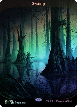 Swamp 214 216 Full Art Foil Swamp 214 216 Full Art Foil