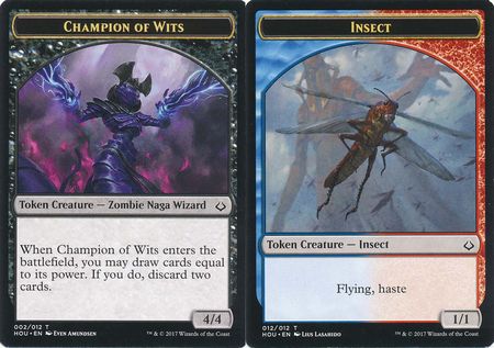 bord selvmord kabel Champion of Wits 002 | Insect Token 012 - Magic | TrollAndToad