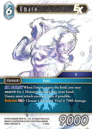 Umaro EX 4 025H Hero Opus IV Collection Singles Umaro EX 4 025H Hero Opus IV Collection Singles