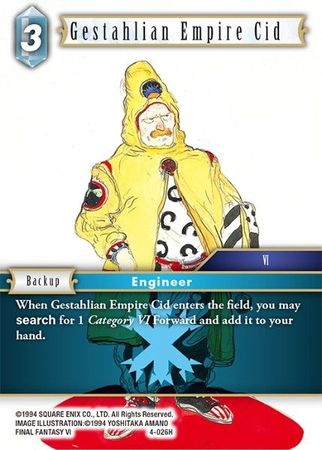 Gestahlian Empire Cid 4 026H Hero Opus IV Collection Singles Gestahlian Empire Cid 4 026H Hero Opus IV Collection Singles