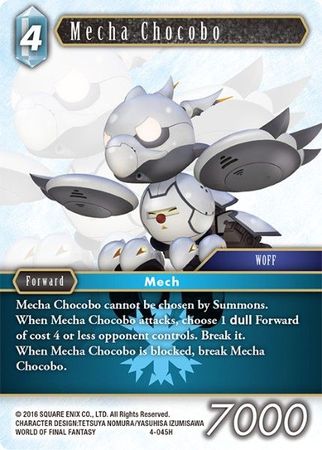 Mecha Chocobo 4 045H Hero Opus IV Collection Singles Mecha Chocobo 4 045H Hero Opus IV Collection Singles