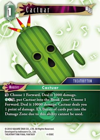 Cactuar 4 058C Common Cactuar 4 058C Common