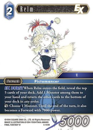 Relm EX 4 144H Hero Opus IV Collection Singles Relm EX 4 144H Hero Opus IV Collection Singles