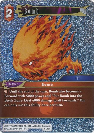 Bomb 4 018R Rare Foil Bomb 4 018R Rare Foil