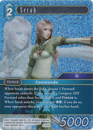 Serah 4 037H Hero Foil Opus IV Collection Foil Singles Serah 4 037H Hero Foil Opus IV Collection Foil Singles